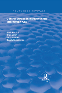 Cover image: Central European Industry in the Information Age 1st edition 9781138724952