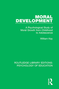 Imagen de portada: Moral Development 1st edition 9781138725447