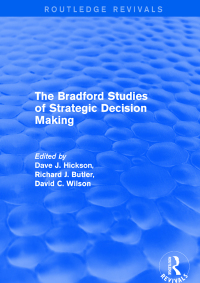 Cover image: The Bradford Studies of Strategic Decision Making 1st edition 9781138724099