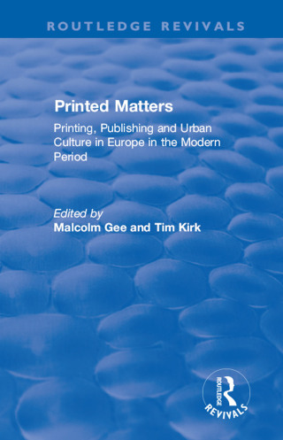 Imagen de portada: Printed Matters 1st edition 9781138723290