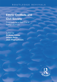 Imagen de portada: Ethnic Conflicts and Civil Society 1st edition 9781138722279