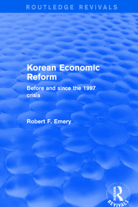 Cover image: Korean Economic Reform 1st edition 9781138721807