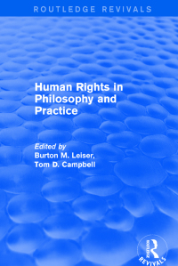 表紙画像: Revival: Human Rights in Philosophy and Practice (2001) 1st edition 9781138721685