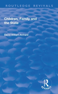 Cover image: Children, Family and the State 1st edition 9780754605553