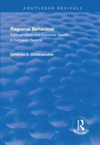 Cover image: Regional Behaviour 1st edition 9781138721623