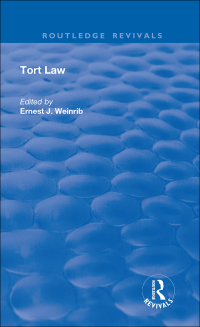 Imagen de portada: Tort Law 1st edition 9781138721586