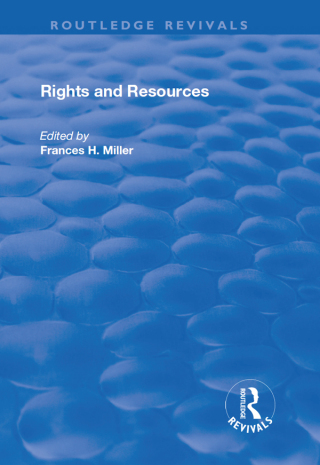 Cover image: Rights and Resources 1st edition 9781138718999