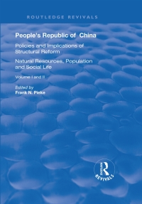 Imagen de portada: People's Republic of China, Volumes I and II 1st edition 9781315194646