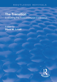 Omslagafbeelding: The Transition 1st edition 9781138720077