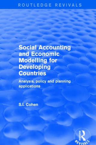 Cover image: Social Accounting and Economic Modelling for Developing Countries 1st edition 9781138719736