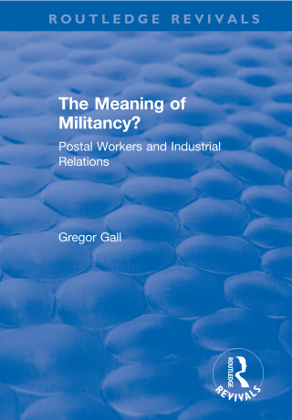 Cover image: The Meaning of Militancy? 1st edition 9781351765930