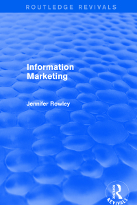 表紙画像: Information Marketing 1st edition 9781138717381