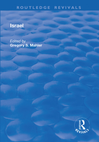 Cover image: Israel 1st edition 9781138716698