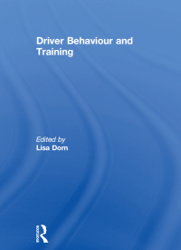 Omslagafbeelding: Driver Behaviour and Training 1st edition 9781138716315