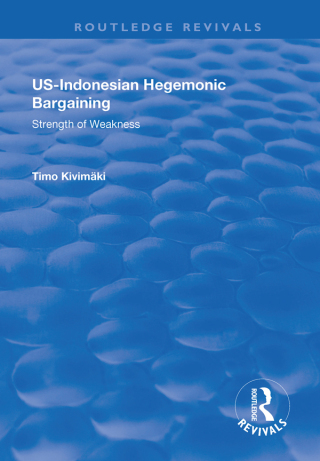 Imagen de portada: US-Indonesian Hegemonic Bargaining 1st edition 9781138710696
