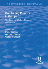 Imagen de portada: Combating Poverty in Europe 1st edition 9781138709263