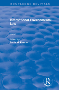 Immagine di copertina: International Environmental Law, Volume I 1st edition 9781138712867