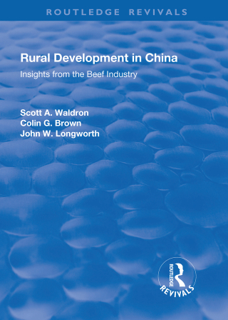 Cover image: Rural Development in China 1st edition 9781138712782