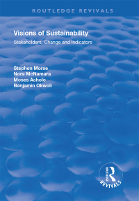 صورة الغلاف: Visions of Sustainability 1st edition 9781138713116