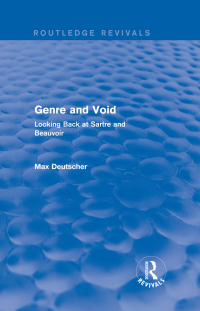 Cover image: Genre and Void 1st edition 9781138709591