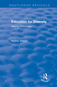 Imagen de portada: Education for Diversity 1st edition 9781138709218