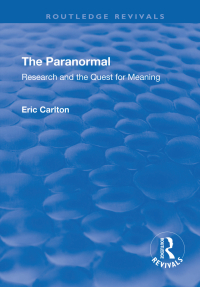 Imagen de portada: The Paranormal 1st edition 9781138712942
