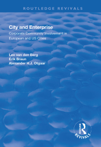 Cover image: City and Enterprise 1st edition 9781138711433