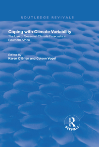 Cover image: Coping with Climate Variability 1st edition 9781138707566