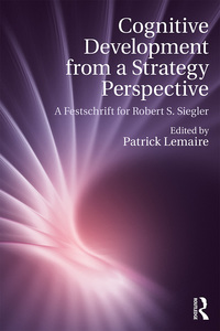 Cover image: Cognitive Development from a Strategy Perspective 1st edition 9781138711372