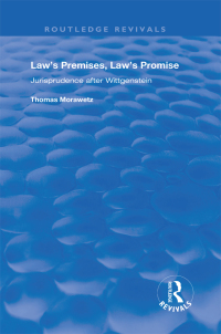 Imagen de portada: Law's Premises, Law's Promise 1st edition 9781138711273