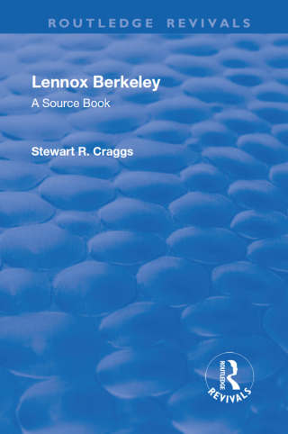 Cover image: Lennox Berkeley: A Source Book 1st edition 9781138708051