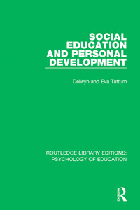 Titelbild: Social Education and Personal Development 1st edition 9781138706767