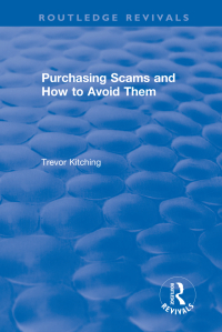 Cover image: Purchasing Scams and How to Avoid Them 1st edition 9781138706125