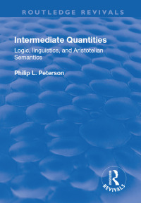 Titelbild: Intermediate Quantities 1st edition 9781138706057