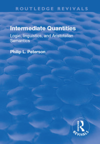 表紙画像: Intermediate Quantities 1st edition 9781138706057