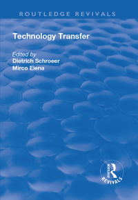 表紙画像: Technology Transfer 1st edition 9781138706019