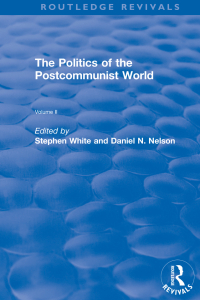 Imagen de portada: The Politics of the Postcommunist World 1st edition 9781138636422
