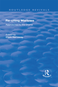 Titelbild: Re-citing Marlowe 1st edition 9781138701045