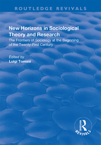 Imagen de portada: New Horizons in Sociological Theory and Research 1st edition 9781138635579