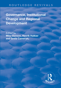 Titelbild: Governance, Institutional Change and Regional Development 1st edition 9781138637597