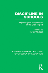 Imagen de portada: Discipline in Schools 1st edition 9781138637504