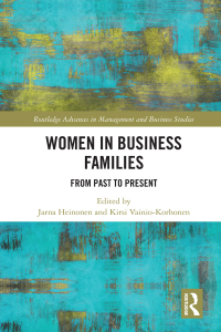 表紙画像: Women in Business Families 1st edition 9780367734923