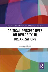Cover image: Critical Perspectives on Diversity in Organizations 1st edition 9780367695941