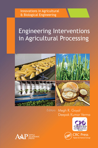 Titelbild: Engineering Interventions in Agricultural Processing 1st edition 9781771885560