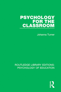 Imagen de portada: Psychology for the Classroom 1st edition 9781138630529