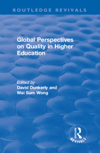 Imagen de portada: Global Perspectives on Quality in Higher Education 1st edition 9780415793742