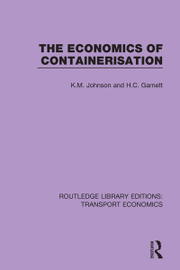 Imagen de portada: The Economics of Containerisation 1st edition 9781138628519