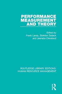 Imagen de portada: Performance Measurement and Theory 1st edition 9780415792073