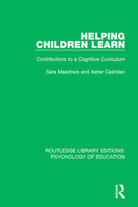 Imagen de portada: Helping Children Learn 1st edition 9780415791199