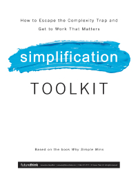 Omslagafbeelding: Why Simple Wins Toolkit 1st edition 9781629562025